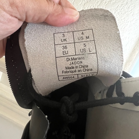 DR. MARTENS Jadon Smooth Leather Platform Boots 36 - Picture 8 of 11